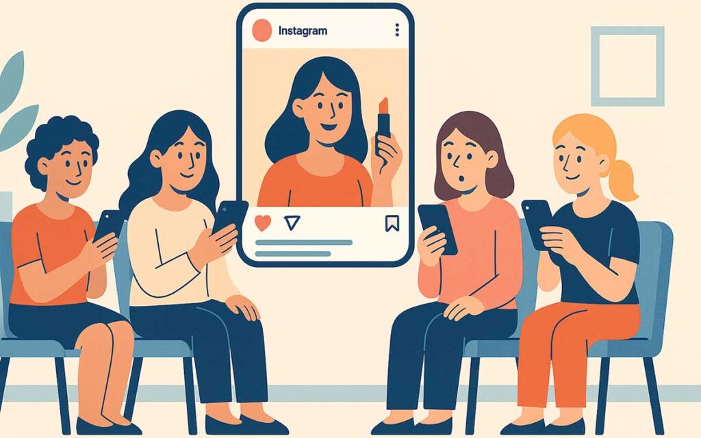 اینفلوئنسر مارکتینگ برای لوازم آرایشی