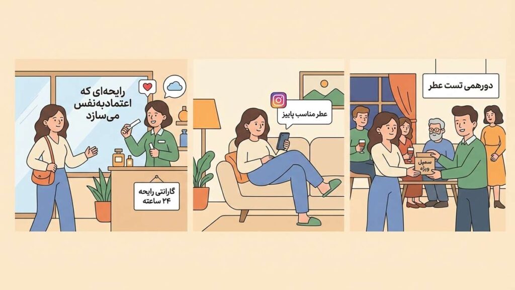 روش های جذب مشتری عطر و ادکلن