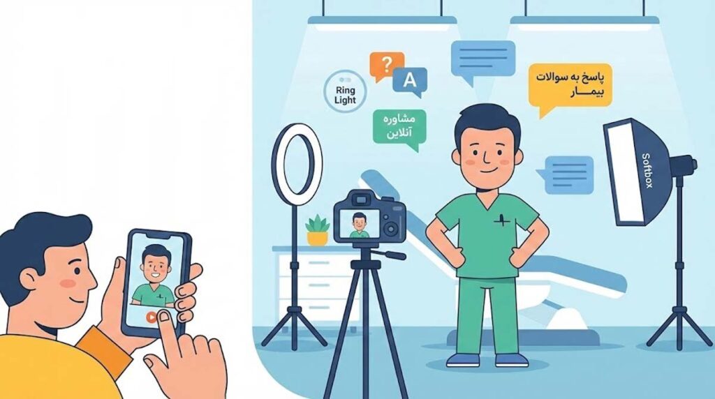 تولید محتوا برای جذب بیمار دندانپزشکی