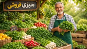 متن تبلیغ سبزی فروشی