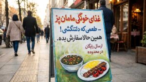 متن تبلیغ برای جذب مشتری غذا