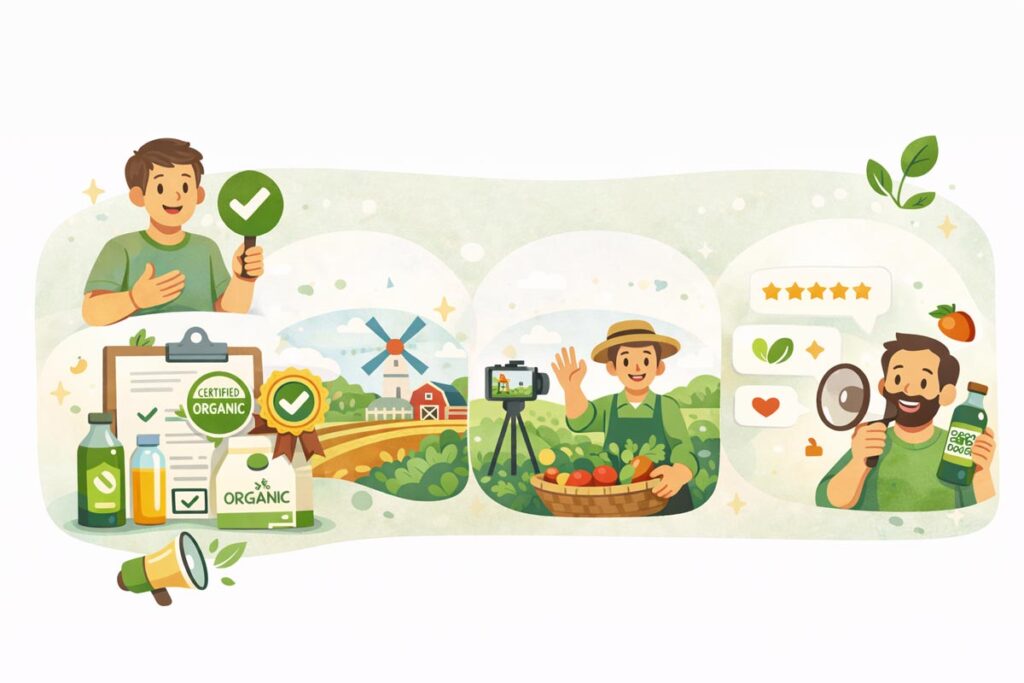 خلاقانهترین روشهای تبلیغ محصولات ارگانیک