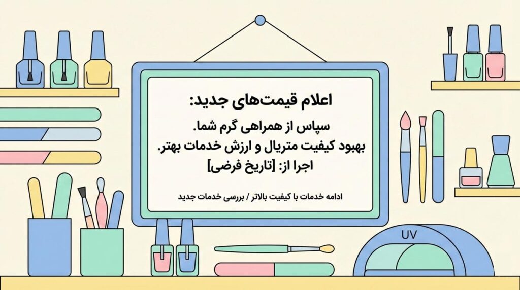 نکات مهم در نوشتن متن برای افزایش قیمت کاشت ناخن