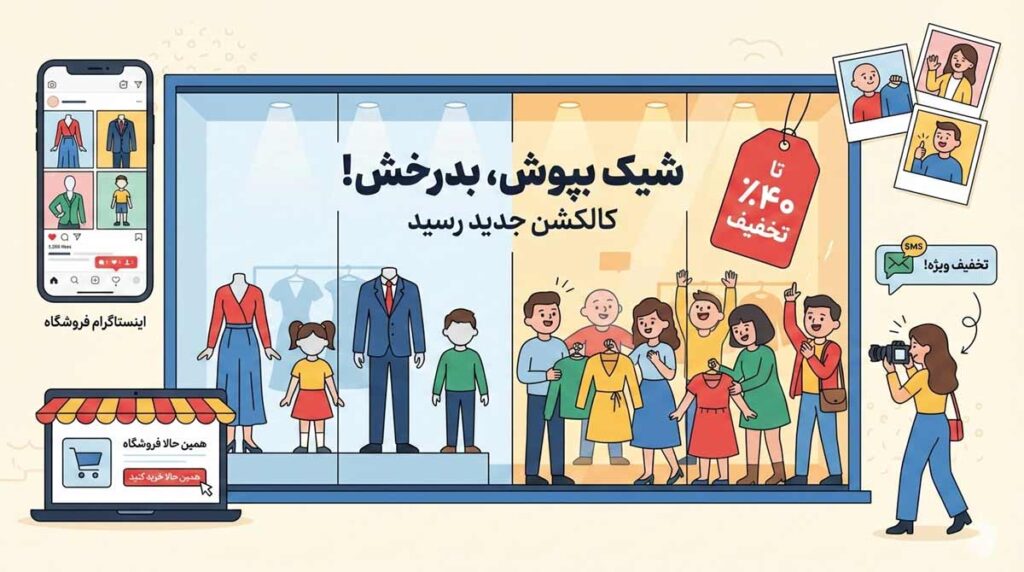 بهترین روشهای تبلیغ لباس