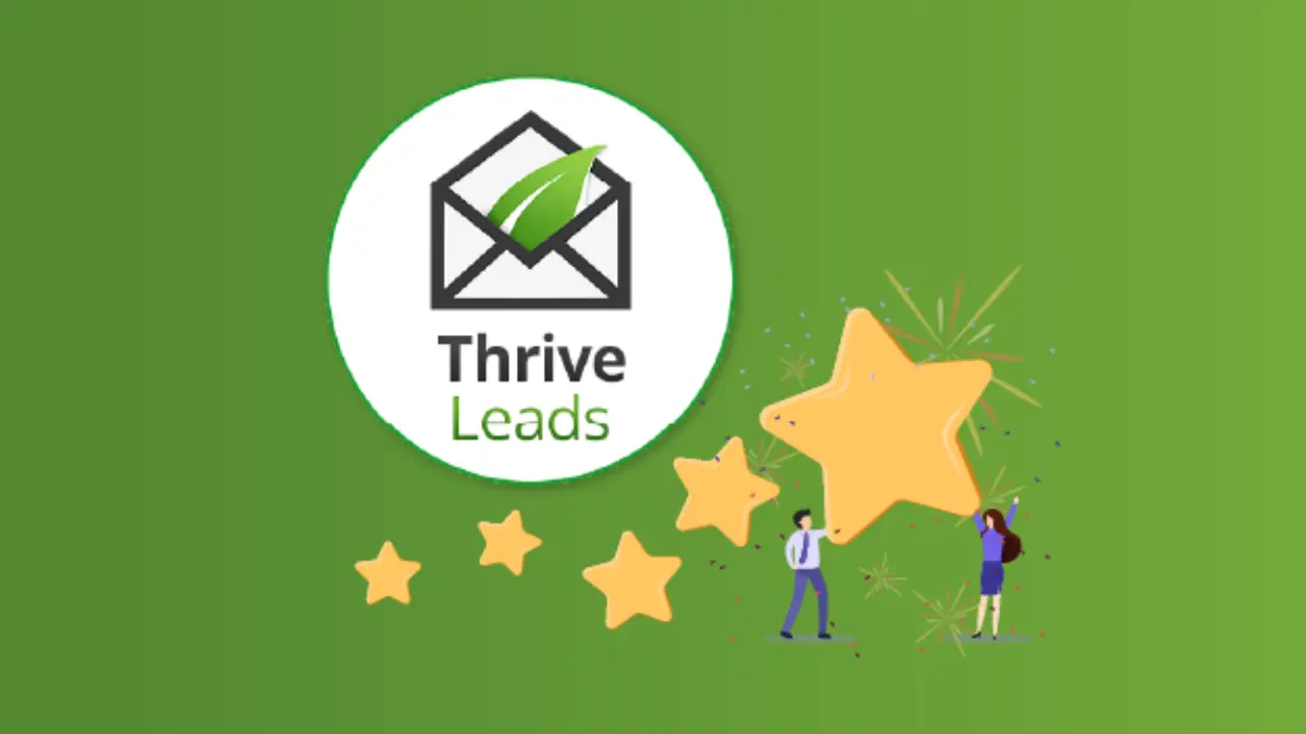 نشان افزونه Thrive Leads و تصویر مفهومی بازخورد کاربران